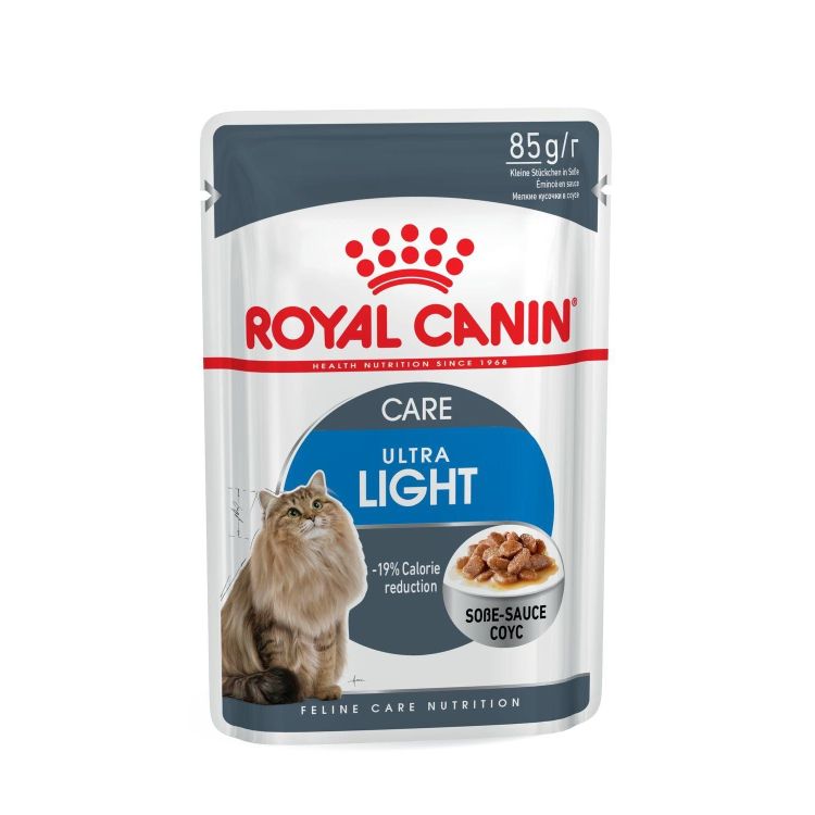 ROYAL CANIN gato adulto ultralight salsa pouch 85 gr