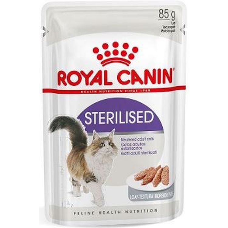 ROYAL CANIN gato adulto sterilised pate pouch 85 gr