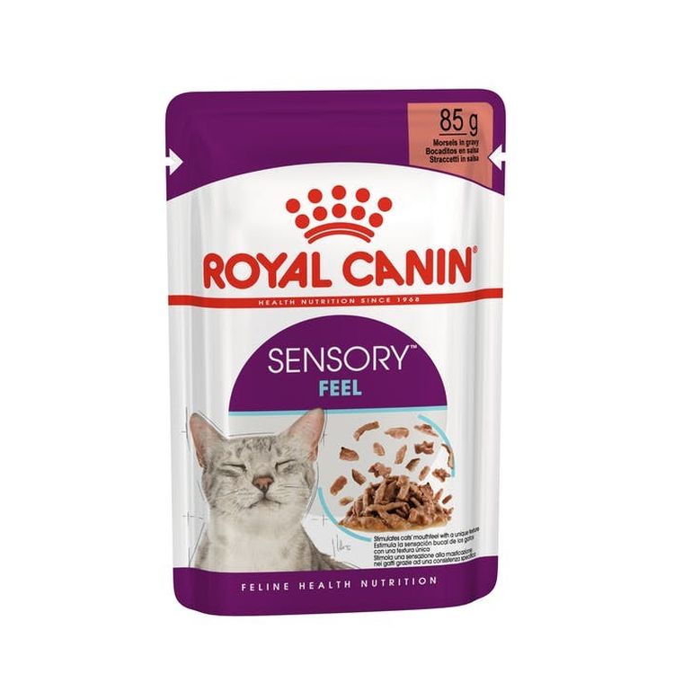 ROYAL CANIN gato adulto sensory feel pouch 85 gr