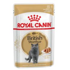 ROYAL CANIN gato adulto British salsa pouch 85 gr