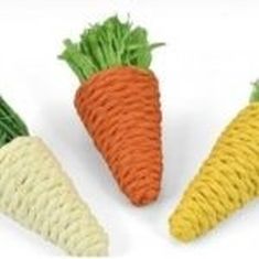 NAYECO roedor juguete zanahoria set 3x8 cm