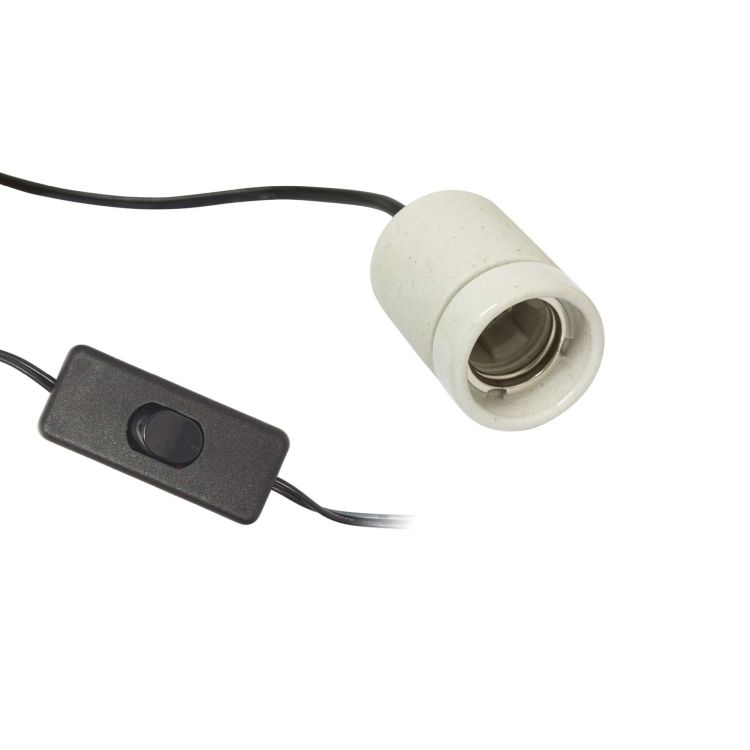 ICA Repti Selva portalampara s de ceramica blanca