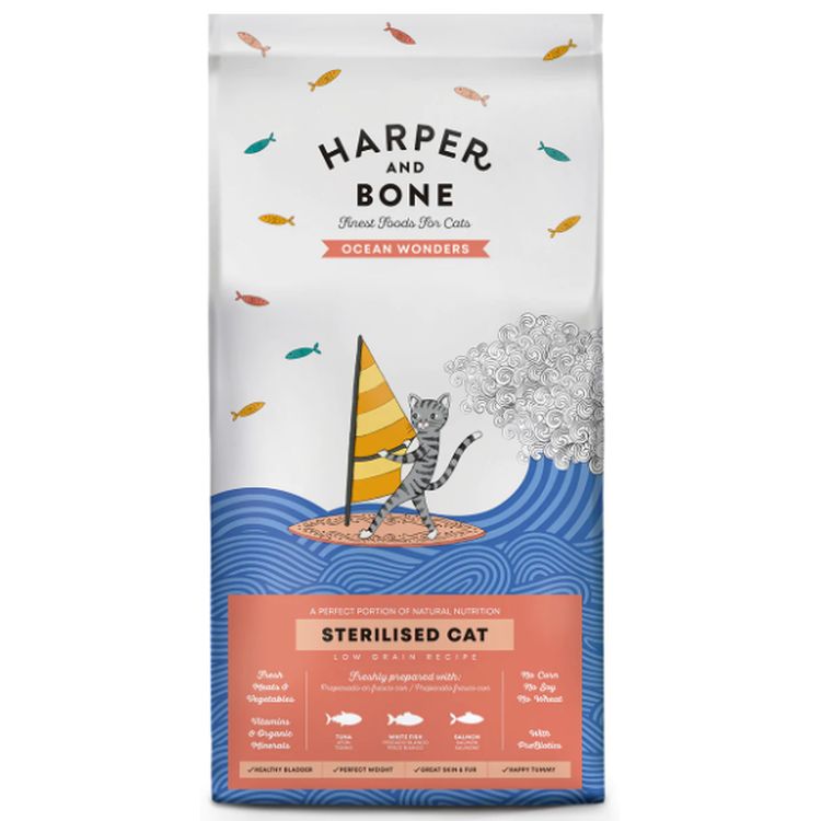 HARPER & BONE gato adulto esterilizado Ocean wonders