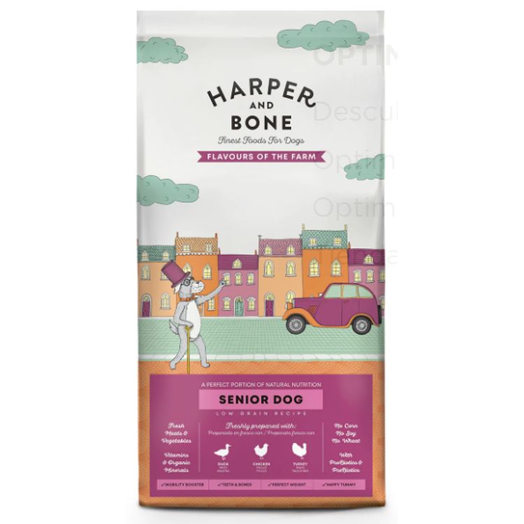 HARPER & BONE perro senior light Flavours of the farm