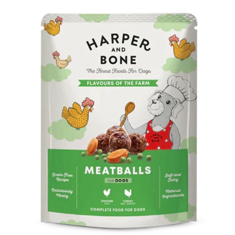HARPER & BONE perro adulto Flavours of the farm pouch 300 gr