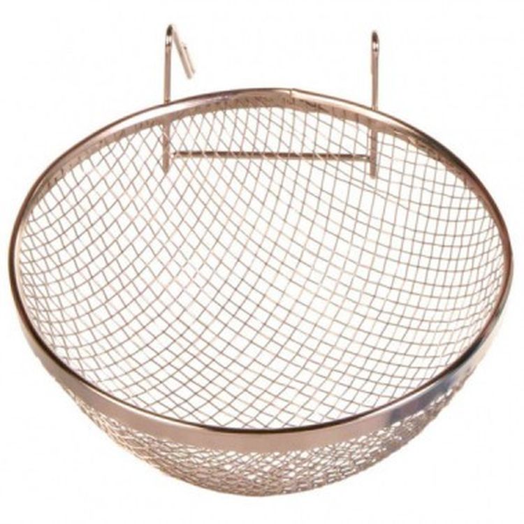 Nido aves exterior red metalica