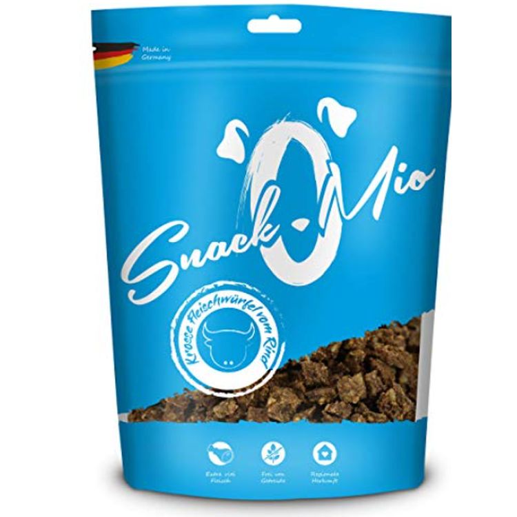 SNACKOMIO perro snack cubos vacuno