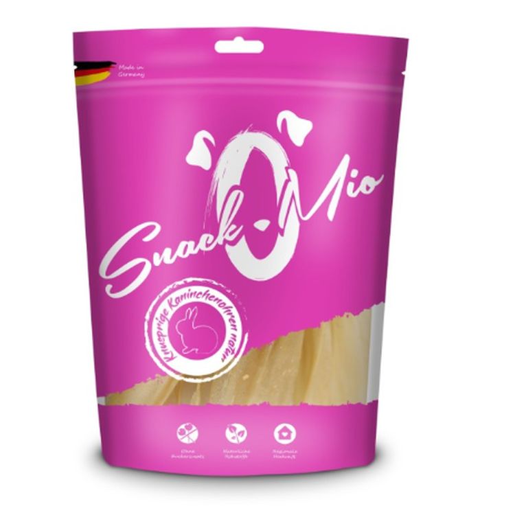 SNACKOMIO perro snack orejas conejo al natural