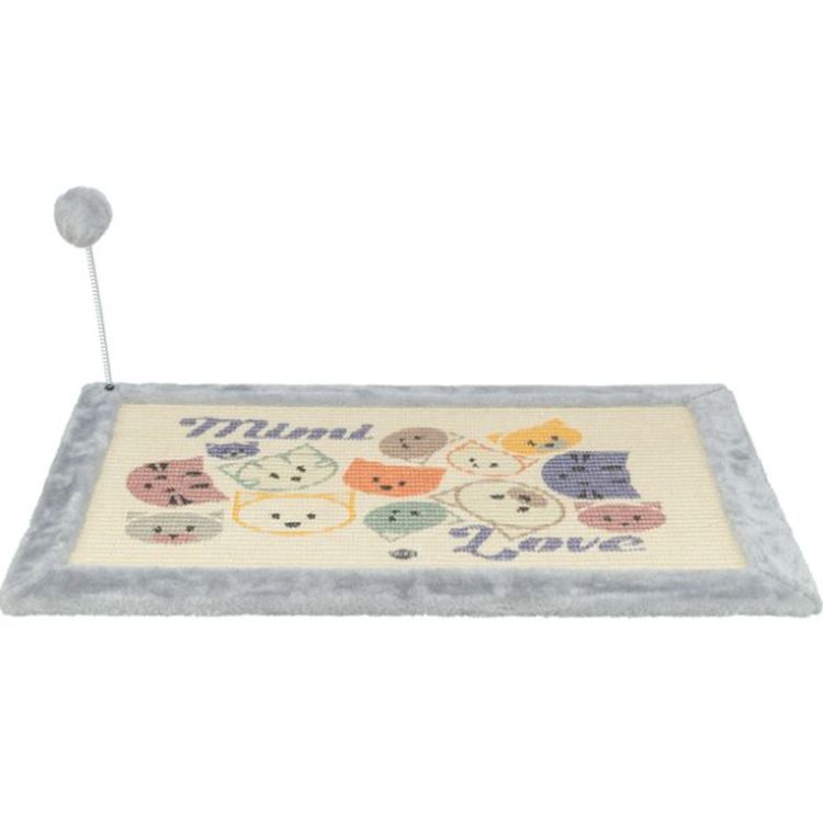 TRIXIE rascador Mimi con juguete gris 70x45 cm