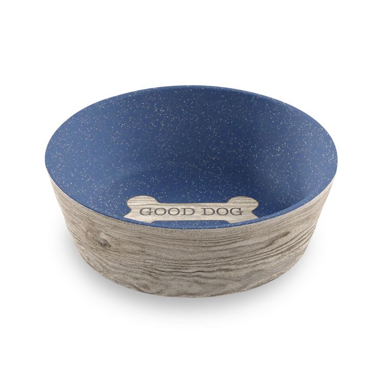 TARHONG perro comedero Wood bone azul