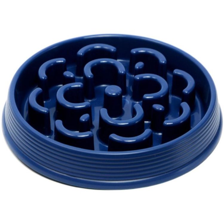 TARHONG perro comedero Slow chow azul