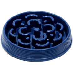 TARHONG perro comedero Slow chow azul