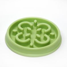 TARHONG perro comedero Slow chow verde S