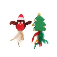 FERRIBIELLA gato juguete abeto y gufetto 13x10cm