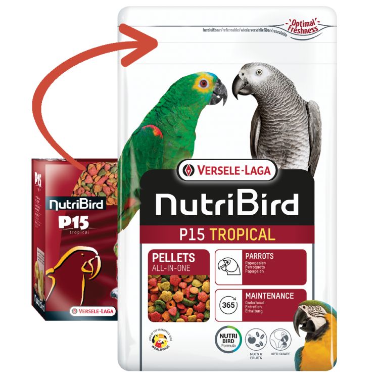 VERSELE Nutribird loro P-15 tropical 1 kg