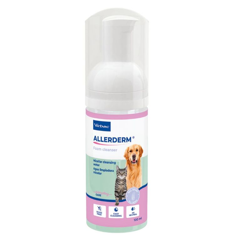 VIRBAC espuma limpiadora Allerderm 100 ml