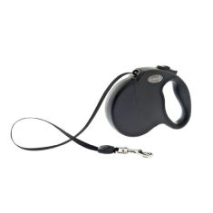 FERRIBIELLA perro correa Wrap retractil negra