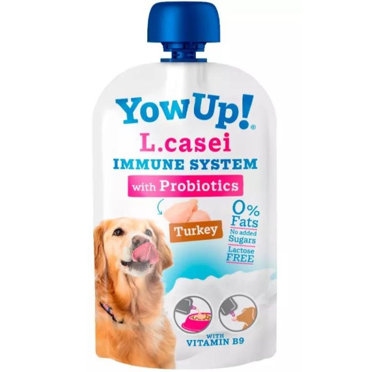 YOWUP perro snack yogur L. Casei pavo