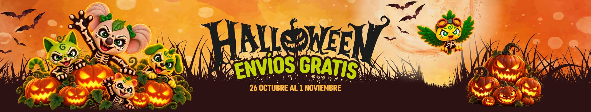 envíos gratis Halloween
